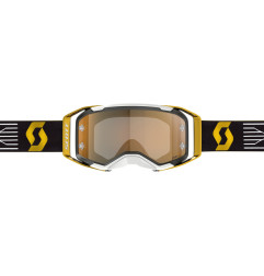 Masque SCOTT Prospect 2.0 AMP Chrome - noir/or écran Gold Chrome Works