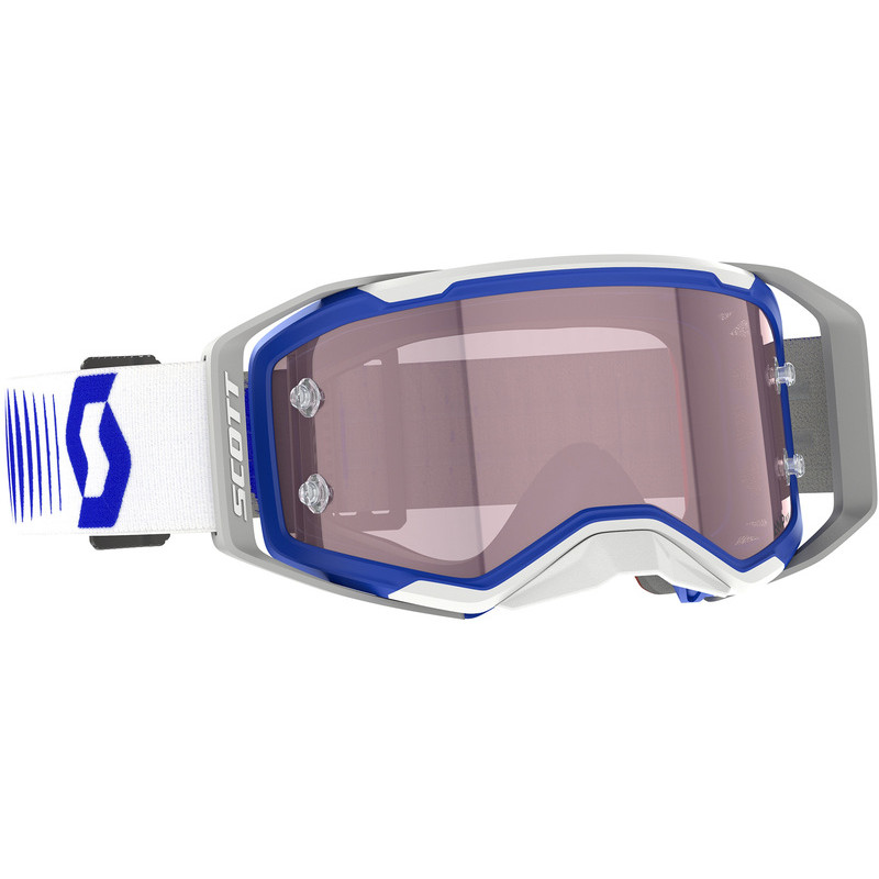 SCOTT Prospect 2.0 AMP Goggle - Doppler White/Blue Rose Works Lens