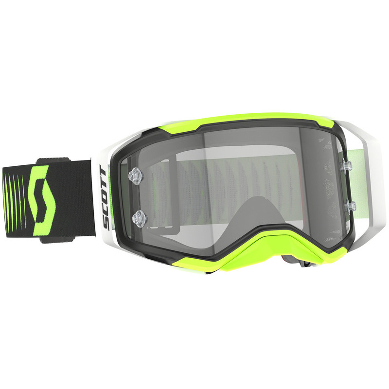 SCOTT Prospect 2.0 LS Goggle - Doppler Black/Neon Yellow Light Sensitive Grey Works Lens SCOTT Prospect 2.0 LS Goggle - Doppler Black/Neon Yellow Light Sensitive Grey Works Lens