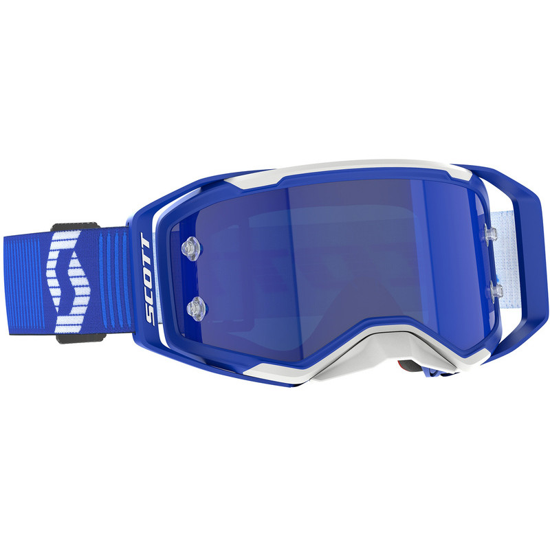 SCOTT Prospect 2.0 Goggle - Blue/White Blue Chrome Works Lens SCOTT Prospect 2.0 Goggle - Blue/White Blue Chrome Works Lens