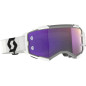 Gafas SCOTT Fury – Blanco/Negro – Lente Purple Chrome Works Gafas SCOTT Fury – Blanco/Negro – Lente Purple Chrome Works