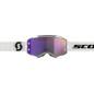 SCOTT Fury Goggle - White/Black Purple Chrome Works Lens SCOTT Fury Goggle - White/Black Purple Chrome Works Lens