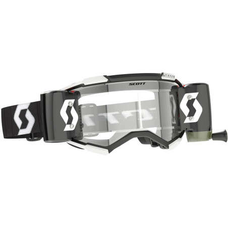 Gafas SCOTT Fury WFS – Negro/Blanco – Lente Clear Works