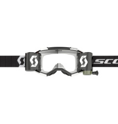 SCOTT Fury WFS Goggle - Black/White Clear Works Lens