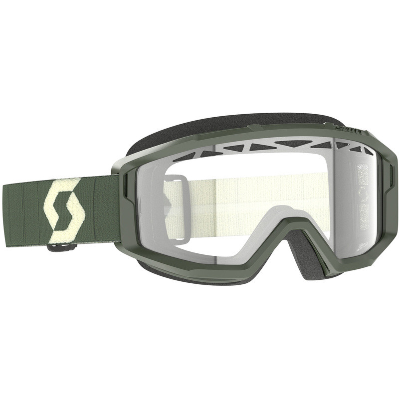 SCOTT Primal Enduro Goggle - Khaki Green Clear S0 Lens