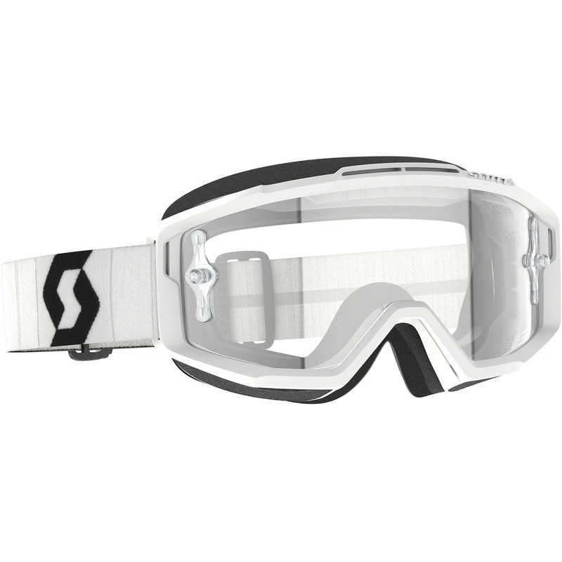 Gafas SCOTT Split OTG – Blanco/Negro – Lente Clear Works