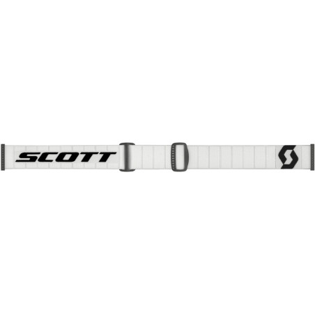 SCOTT Split OTG Goggle - White/Black Clear Works Lens