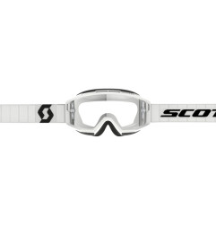 SCOTT Split OTG Goggle - White/Black Clear Works Lens