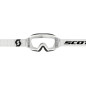 Gafas SCOTT Split OTG – Blanco/Negro – Lente Clear Works