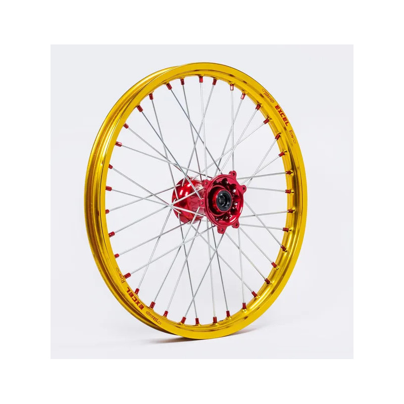 Roue Elite MX-EN avec rayons argentés KITE pour HONDA CR 125, CR 250, CRF 250, CRF 450 de 2000 à 2024
