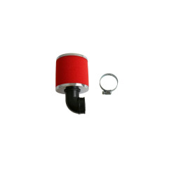Filtre à air ATHENA double couche ignifugé conique Ø30 mm coudé 90° mousse pour BETA, RIEJU et APRILIA de 1995 à 2024