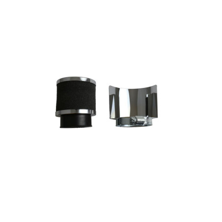Filtre à air ATHENA double couche ignifugé Ø35 mm pour BETA RR 50, RIEJU MRT 50 et APRILIA MX 50, RX 50 de 1995 à 2024