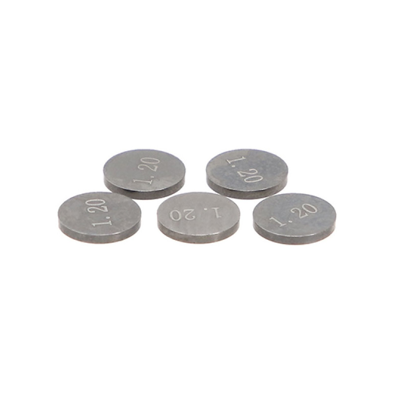Pastillas de reglaje de válvulas (lote de 5) PROX Ø9,48 mm para YAMAHA, SUZUKI, KAWASAKI, HONDA, FANTIC, HUSQVARNA y GAS GAS