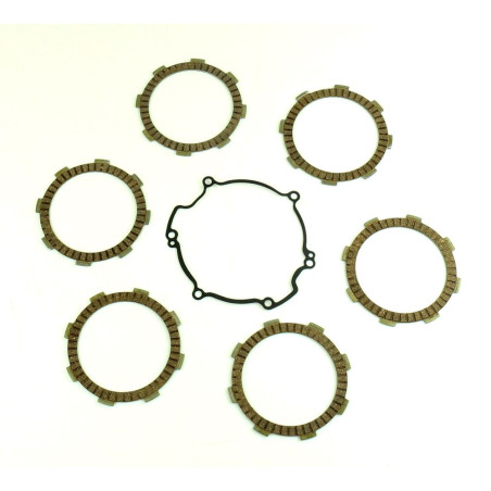 ATHENA Clutch Friction Plate Kit + cover gasket for KAWASAKI KX 80, KX 85, KX 100 and SUZUKI RM 100 1998-2022