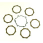 Kit disques garnis d'embrayage ATHENA + joint de carter pour KAWASAKI KX 80, KX 85, KX 100 et SUZUKI RM 100 de 1998 à 2022