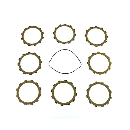 ATHENA Clutch Friction Plate Kit + cover gasket for HUSQVARNA FE 250, 350, KTM EXCF 250, 350 and GAS GAS ECF 250, 350 2017-2023