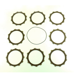 ATHENA Clutch Friction Plate Kit + cover gasket for YAMAHA YZ 250, YZF 450 1999-2022