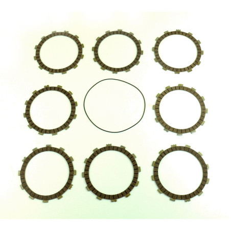 Kit disques garnis d'embrayage ATHENA + joint de carter pour YAMAHA YZ 250, YZF 450 de 1999 à 2022