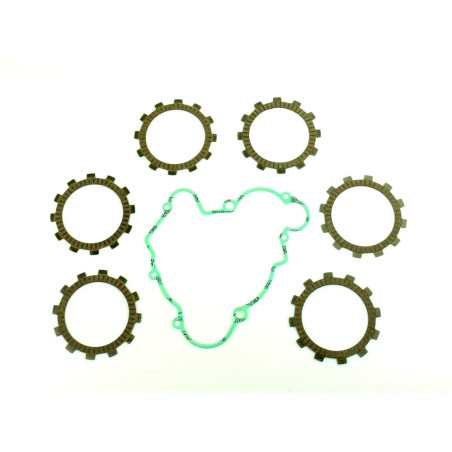 Kit disques garnis d'embrayage ATHENA + joint de carter pour KTM SX 60, SX 65 de 1998 à 2008