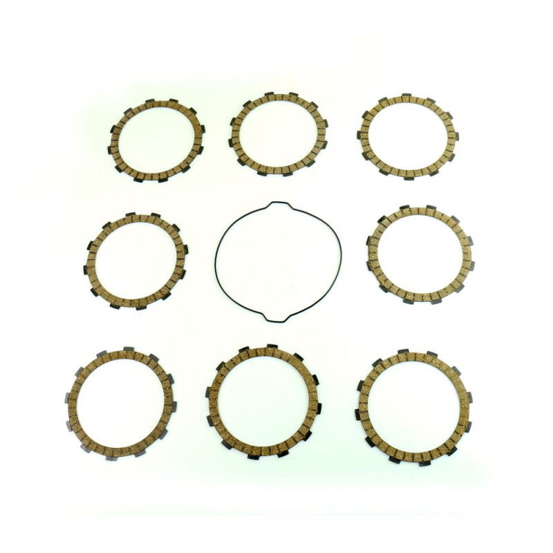 Kit disques garnis d'embrayage ATHENA + joint de carter pour KTM SXF 450 2012