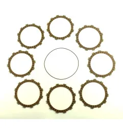Kit disques garnis d'embrayage ATHENA + joint de carter pour HONDA CR 250, CR 500 de 1990 à 2007