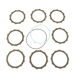 Kit de discos de fricción de embrague ATHENA + junta de tapa para HUSQVARNA CR 250, WR 250, WR 360 de 1999 a 2013