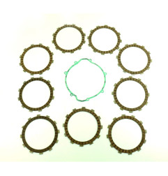 ATHENA Clutch Friction Plate Kit + cover gasket for KTM EGS, EXC, MX, MXC, SX 250, 300, 360, 380 1992-2003