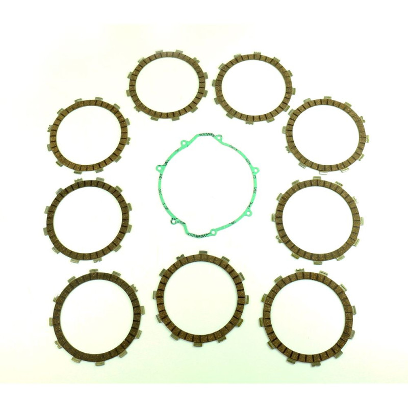 Kit disques garnis d'embrayage ATHENA + joint de carter pour KTM EGS, EXC, MX, MXC, SX 250, 300, 360, 380 de 1992 à 2003