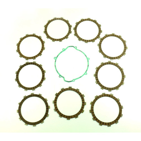 ATHENA Clutch Friction Plate Kit + cover gasket for KTM EGS, EXC, MX, MXC, SX 250, 300, 360, 380 1992-2003