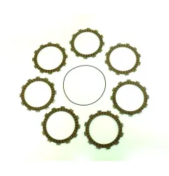 Kit de discos de fricción de embrague ATHENA + junta de tapa para HONDA CR 125 de 1986 a 1999