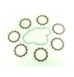 ATHENA Clutch Friction Plate Kit + cover gasket for KTM EXC, MXC, SX 250, 400, 450, 520, 525 2002-2003
