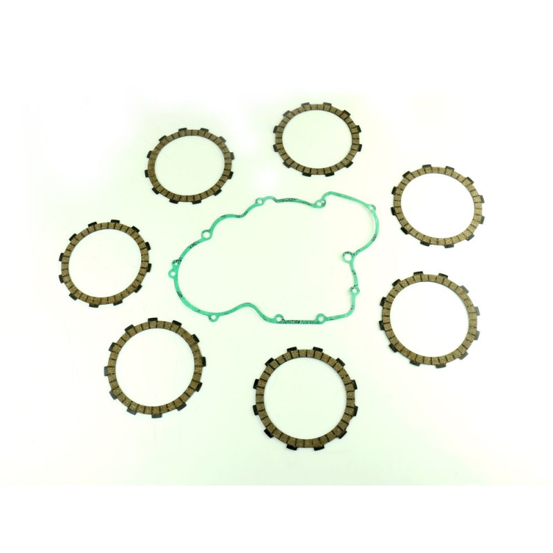 Kit de discos de fricción de embrague ATHENA + junta de tapa para KTM EXC, MXC, SX 250, 400, 450, 520, 525 de 2002 a 2003