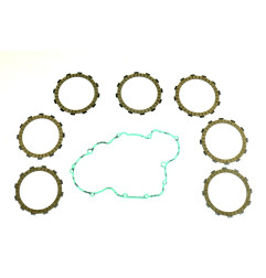 ATHENA Clutch Friction Plate Kit + cover gasket for KTM EXC, MXC, SX 250, 400, 450, 525 2004-2006
