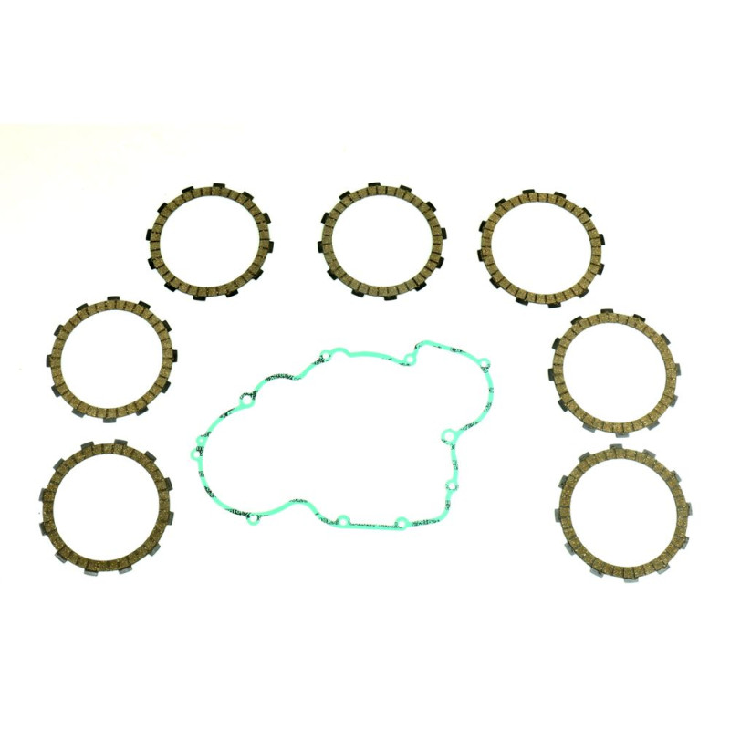 ATHENA Clutch Friction Plate Kit + cover gasket for KTM EXC, MXC, SX 250, 400, 450, 525 2004-2006