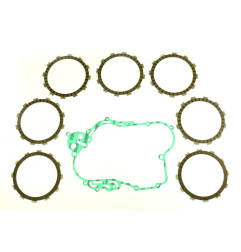 ATHENA Clutch Friction Plate Kit + cover gasket for HUSQVARNA TC 610, TE 610 2000-2009