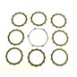 Kit disques garnis d'embrayage ATHENA + joint de carter pour KAWASAKI KX 250 de 1994 à 2004 Kit disques garnis d'embrayage ATHENA + joint de carter pour KAWASAKI KX 250 de 1994 à 2004