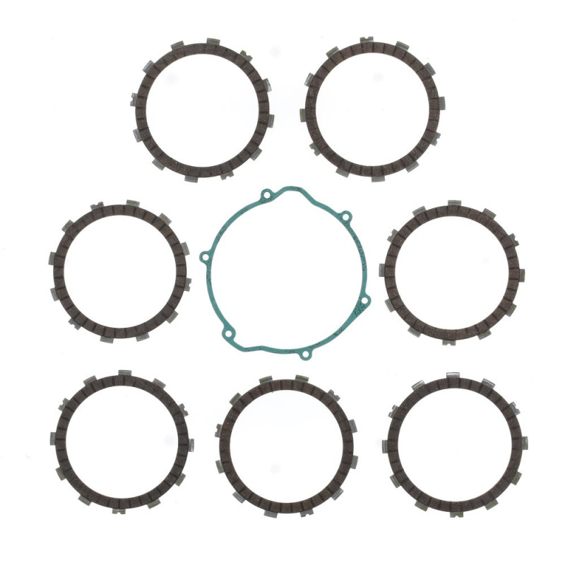 Kit de discos de fricción de embrague ATHENA + junta de tapa para HUSQVARNA TC 610, TE 410, TE 610 de 1995 a 1998