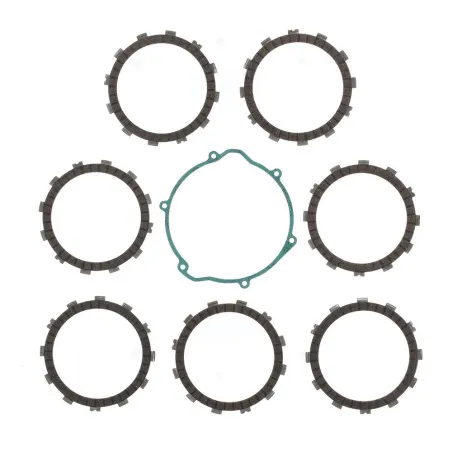 ATHENA Clutch Friction Plate Kit + cover gasket for HUSQVARNA TC 610, TE 410, TE 610 1995-1998