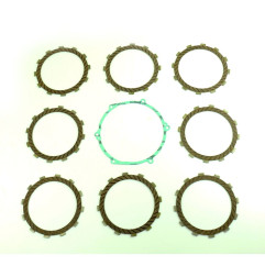 ATHENA Clutch Friction Plate Kit + cover gasket for KAWASAKI KX 250 1992-1993