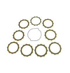 Kit de discos de fricción de embrague ATHENA + junta de tapa para KTM EXC 450, EXC 530, XCW 450, XCW 530 de 2008 a 2010