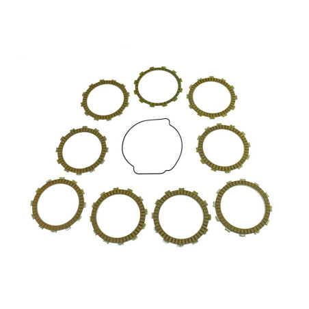 Kit disques garnis d'embrayage ATHENA + joint de carter pour KTM EXC 450, EXC 530, XCW 450, XCW 530 de 2008 à 2010