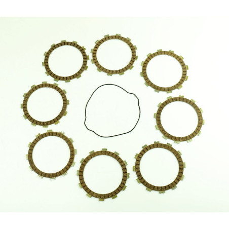 Kit de discos de fricción de embrague ATHENA + junta de tapa para KTM EXCF 250, SXF 250, XCF 250, XCFW 250 de 2005 a 2013