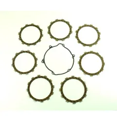 Kit disques garnis d'embrayage ATHENA + joint de carter pour KAWASAKI KX 125 de 1997 à 2002
