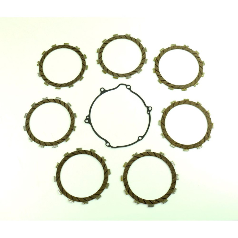 ATHENA Kupplungsreibscheiben-Satz + Deckeldichtung für KAWASAKI KX 125 1997-2002