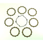 Kit disques garnis d'embrayage ATHENA + joint de carter pour KAWASAKI KX 125 de 1997 à 2002