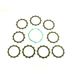 Kit disques garnis d'embrayage ATHENA + joint de carter pour YAMAHA WRF 250, YZF 250 et GAS GAS ECF 250 de 2001 à 2015