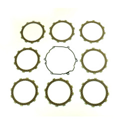 ATHENA Clutch Friction Plate Kit + cover gasket for KAWASAKI KX 250 2005-2008