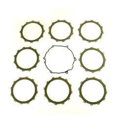 ATHENA Kupplungsreibscheiben-Satz + Deckeldichtung für KAWASAKI KX 250 2005-2008