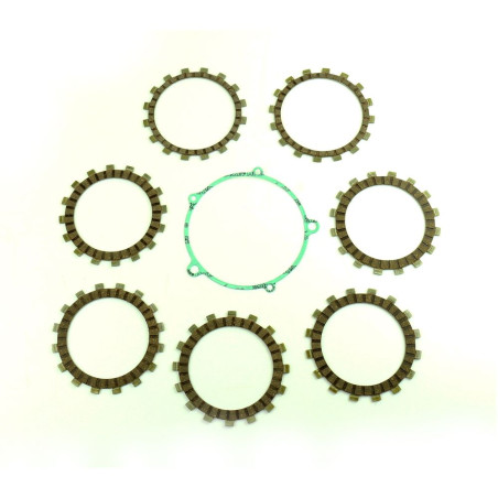 Kit disques garnis d'embrayage ATHENA + joint de carter pour YAMAHA YZ 125 de 1989 à 1990