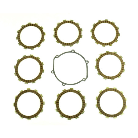 ATHENA Clutch Friction Plate Kit + cover gasket for GAS GAS EC 125, MC 125, MX 125 2002-2007